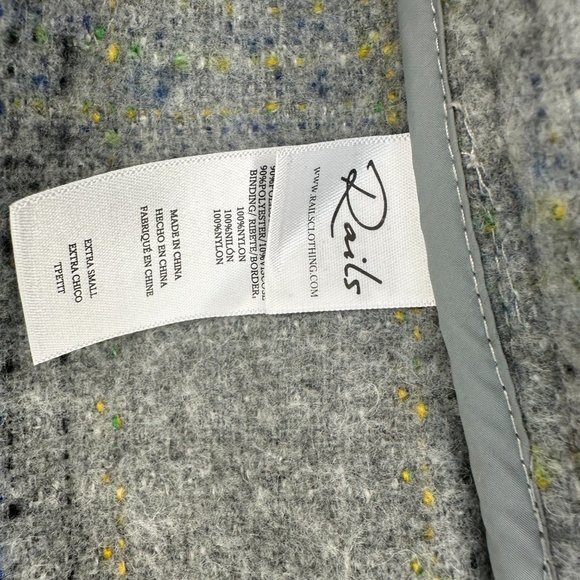 Rails Blue/yellow/white plaid jacket - Picture 12 of 13